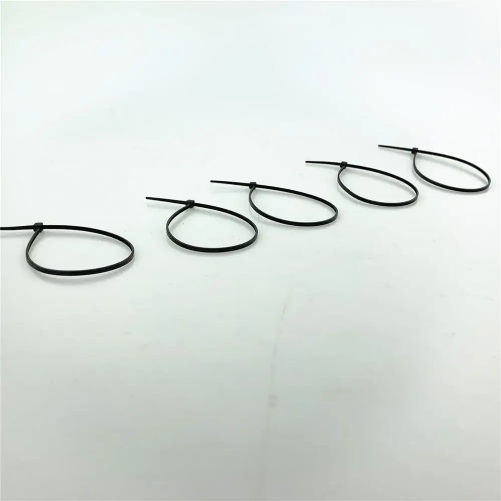 

Self-locking nylon cable tie large strapping plastic buckle holder cable tie rope white / black