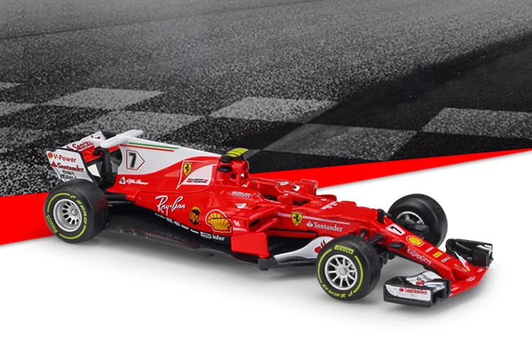 Bburago литой 1:43 автомобиль металлический Ferrari F1 модель автомобиля Formulaa 1 гоночный автомобиль Formule 1 SF70H& 71H& 90 сплав игрушка автомобиль коллекция