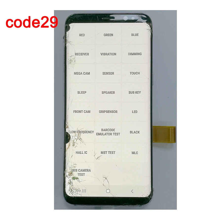 S8 code.29 JPFIX подходит для samsung S8 G935 G935 G935 ЖК-экран и сенсорный дигитайзер в сборе дисплей(с рамкой - Цвет: S8 code.29