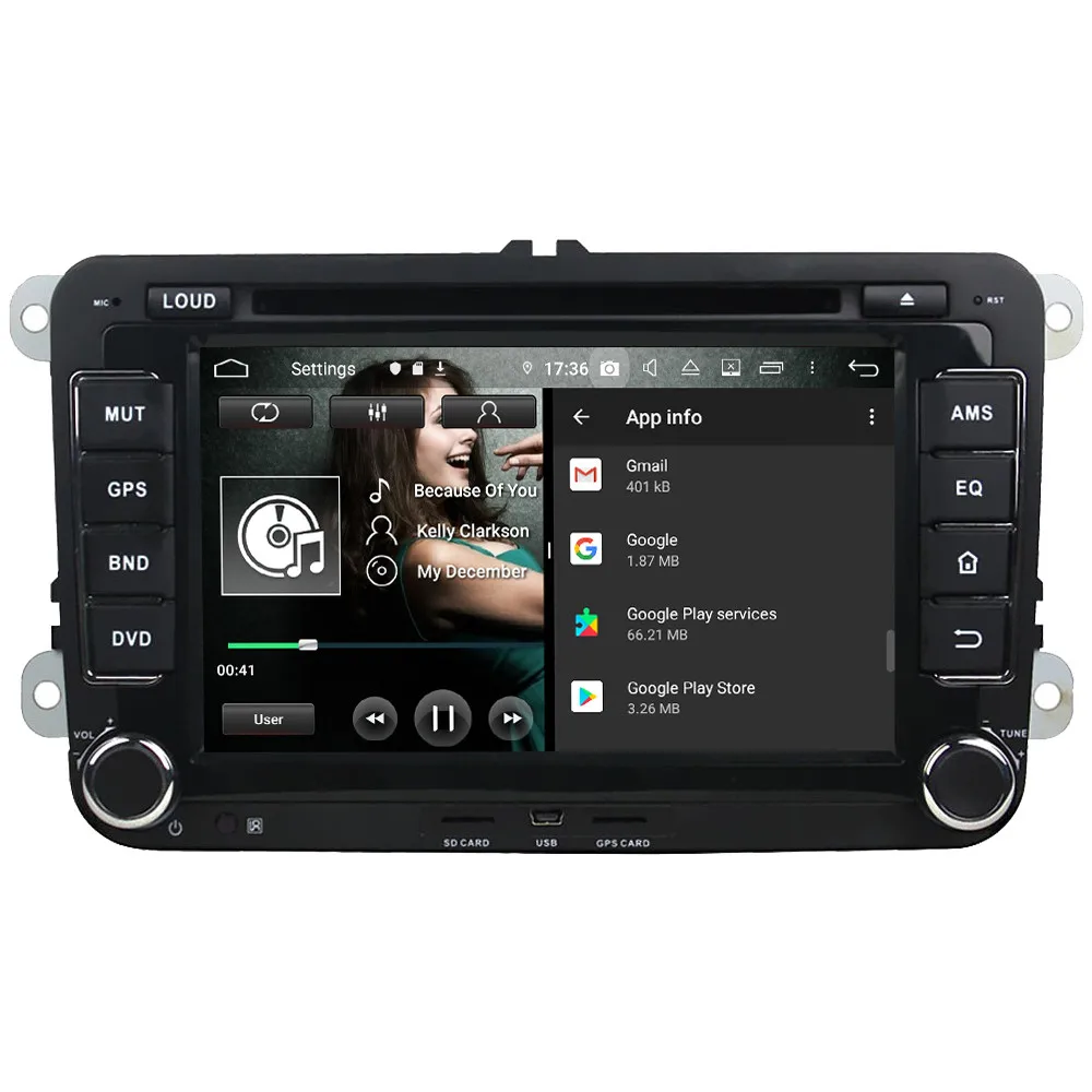 Klyde 4G Android 9 Восьмиядерный 4 Гб+ 64 Гб DSP BT автомобильный DVD мультимедийный плеер для Volkswagen Tiguan Touran Lavida Passat Multivan T5 CC