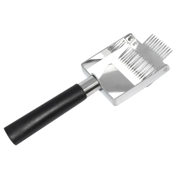 

1PC Stainless Steel Honey Comb Honey Cutter Uncapping Scraper Plastic Handle Honeycomb Scraper Knife Fork Shovel Beekeeping Tool