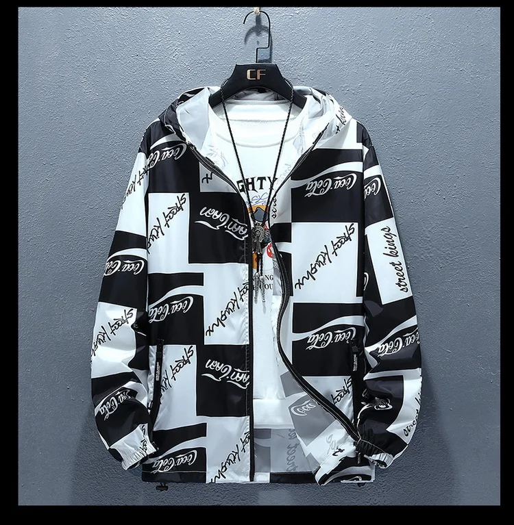 

Large Size Coat Summer Men Outdoor Sun Protection Clothing Plus-sized Fishing Suits Loose-Fit Ultra-Thin Casual Coat Fashion