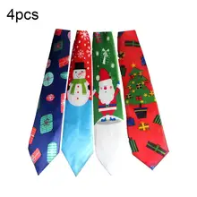 Дизайн рождественские галстуки Красный хорошее качество галстук с рисунком Хэллоуин Рождественская елка Снеговик галстук с изображением лося для мужчин Рождественский подарок