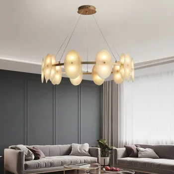 

modern iron lighting dining room copper christmas balls bathroom fixture hanglampen avizeler nordic decoration home