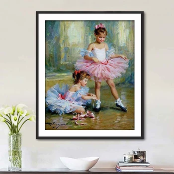 

5D Diamond Painting By Numbers Full Square Balleter Cross Stitch Diamond Mosaic Kits Art Pictures Home Decor For Adult