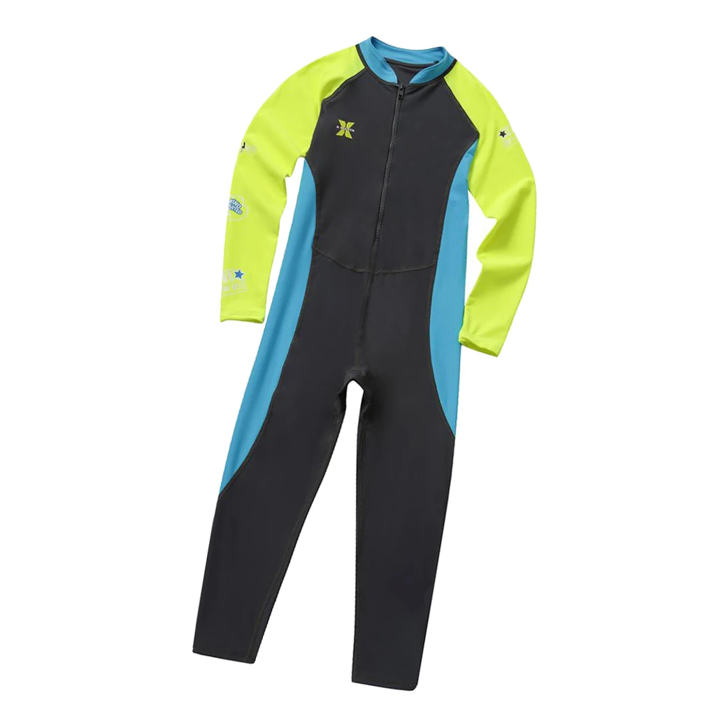 Kids Long Sleeve Wetsuit Beach Diving Full Body Swimwear Swimsuit Cold Water Scuba Snorkeling Spearfishing Kids Wetsuit