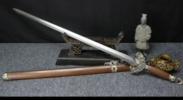 Chinese Movie Crouching Tiger Hidden Dragon Green Destiny Cosplay Prop Metal Sword Weapons Halloween Christmas Fancy Party Props