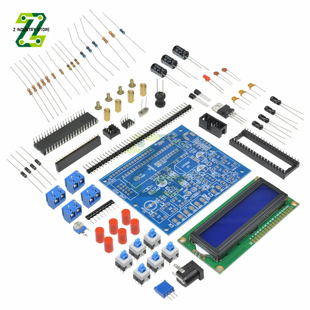 Frequency Capacitance Inductance Meter LCD Digital Secohmmeter CF Inductor Capacitor Tester Frequency Meter DIY Kit 2