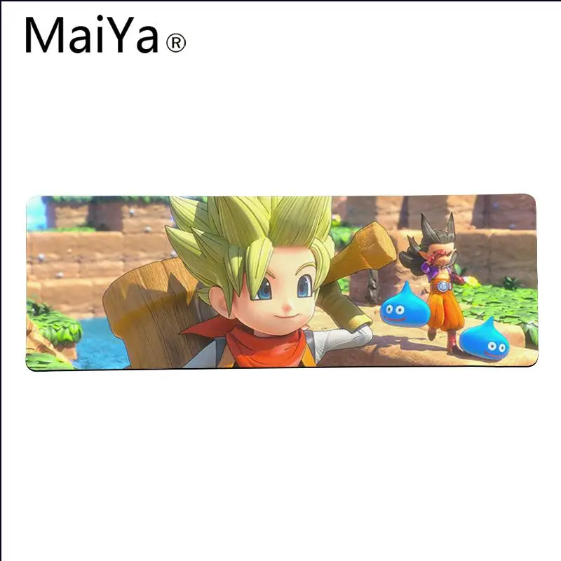 Maiya Одежда высшего качества Dragon Quest строителей офисные мыши геймера силиконовый коврик для мыши женской обуви большого Мышь Pad клавиатуры коврик - Цвет: Lock Edge 30x80cm