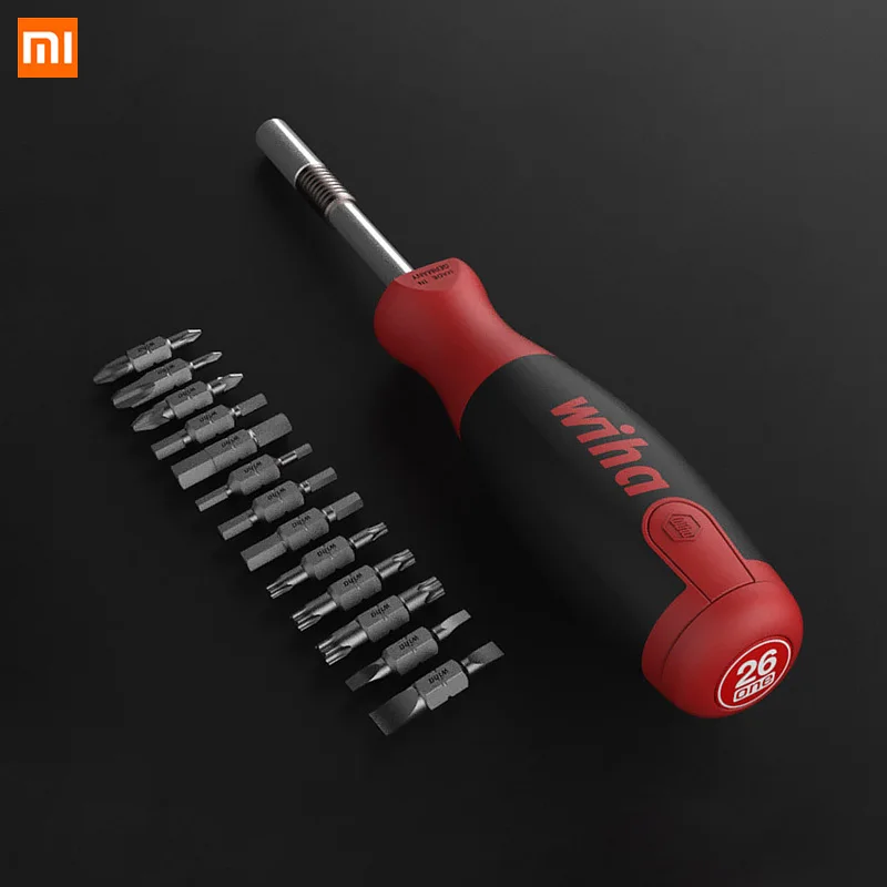 Оригинальный Xiaomi Mijia Wiha 26 в 1 прецизионный хром ванадиевая сталь отвертка