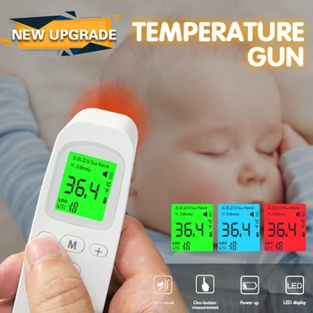 

Forehead Non Contact Infrared Baby Adult Thermometer Digital IR LCD Body Measurement Fever Temperature Tool Gun Fast Delivery