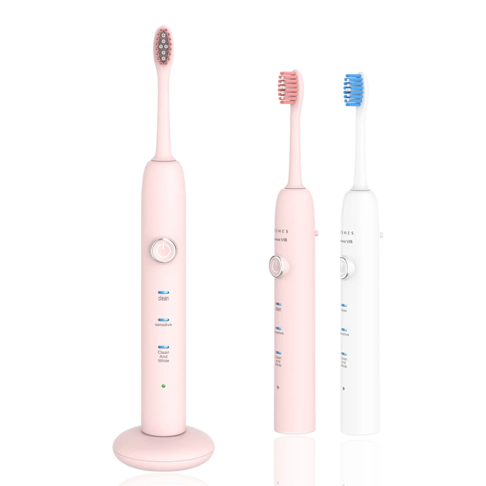 

Electric Toothbrush Sonic Wave Rechargeable Top Quality Smart Chip Toothbrush Head Replaceable Whitening Healthy Best Gift