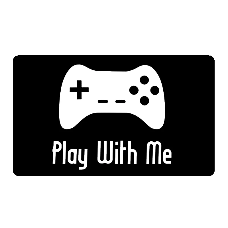 Модный игровой коврик Play With Me, украшение для дома, противоскользящий дверной коврик, резиновый моющийся напольный ковер для дома