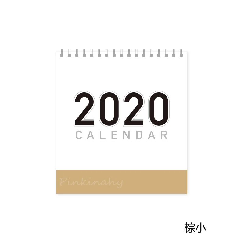 Year MUJI Style Desktop Calendar DIY Table Calendar Daily Schedule Planner Agenda Organizer.07~.12 - Цвет: 2