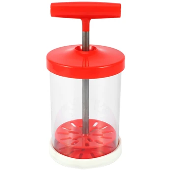 

New Manual Milk Frother Foam Maker Coffee Milk Double Mesh Milk Creamer Foamer Creamer Home Kitchen Supplies Red
