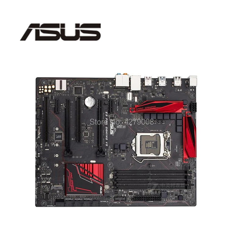 Материнская плата для Asus E3 PRO GAMING V5 разъем LGA 1151 DDR4 C232 SATA3 USB3.0 материнская |