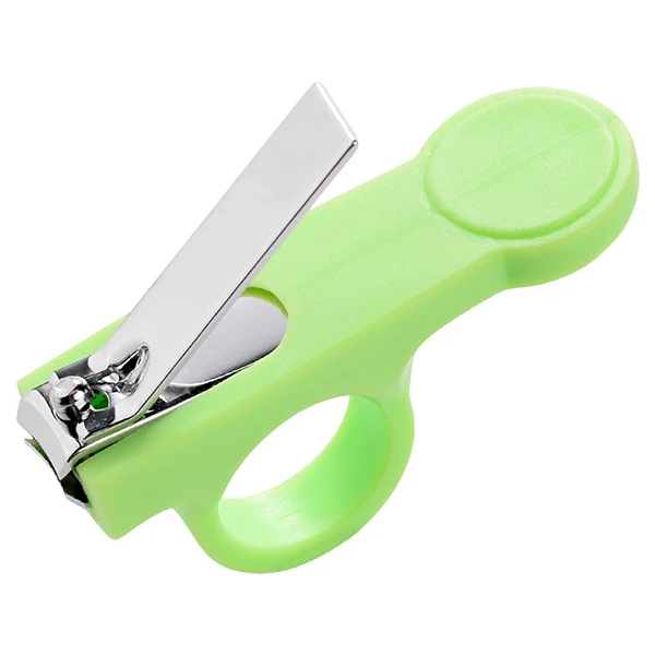 Детская безопасная машинка для стрижки ногтей, милый Триммер для новорожденных, триммер для пальцев, детские ножницы, ножницы для ухода за ногтями, кусачки для ногтей - Цвет: Green Nail Care