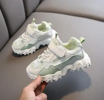 

Girls Mesh Shoes 2020 New Fashion Spring Summer Boys Children Wide Sports Pu Rubber Sneakers Toddler Kids Casual Shoe Baby Shoes