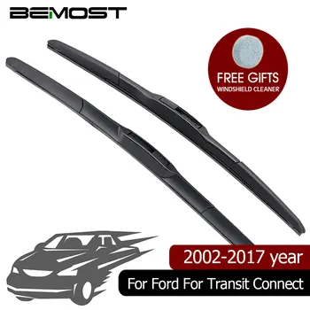 

BEMOST Car Wiper Blades Natural Rubber For Ford For Transit Connect Model Year From 2002 To 2017 Fit Pinch Tab/U Hook Arms