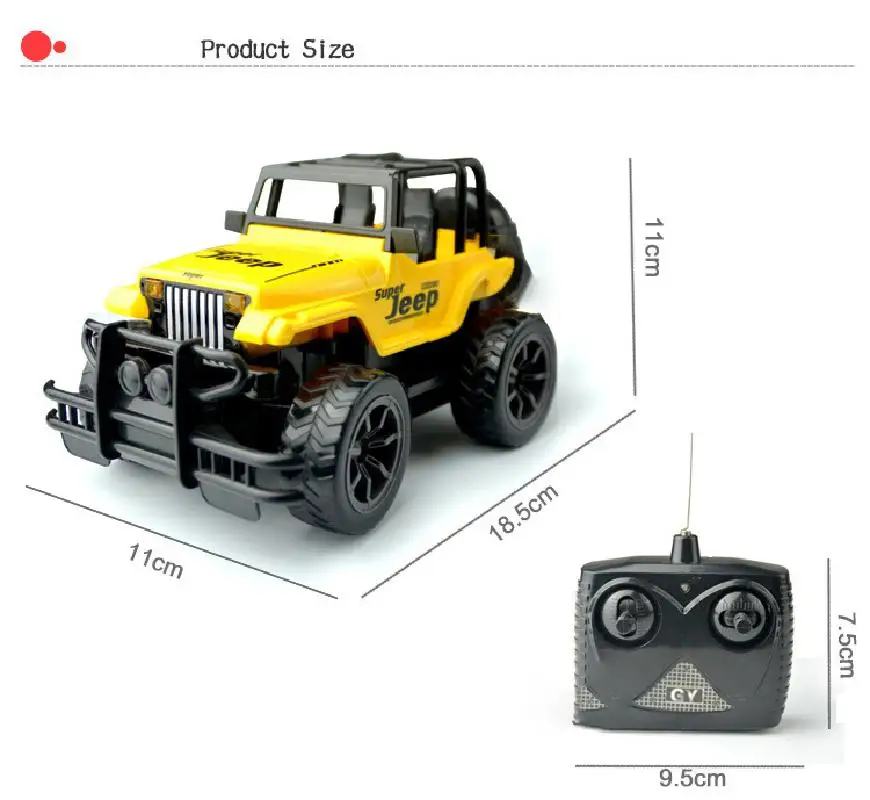 1:24 RC Car Super Big Remote Control Car Road Vehicle SUV Jeep off road Vehicle 1/16 Radio Control Car Electric Toy Dirt Bike-in RC Cars from Toys 