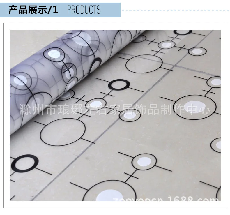 Zooyoo New Style Amazon Hot Selling Living Room Bathroom Decoration Glass Sticker Customizable Wholesale Waterproof Removable
