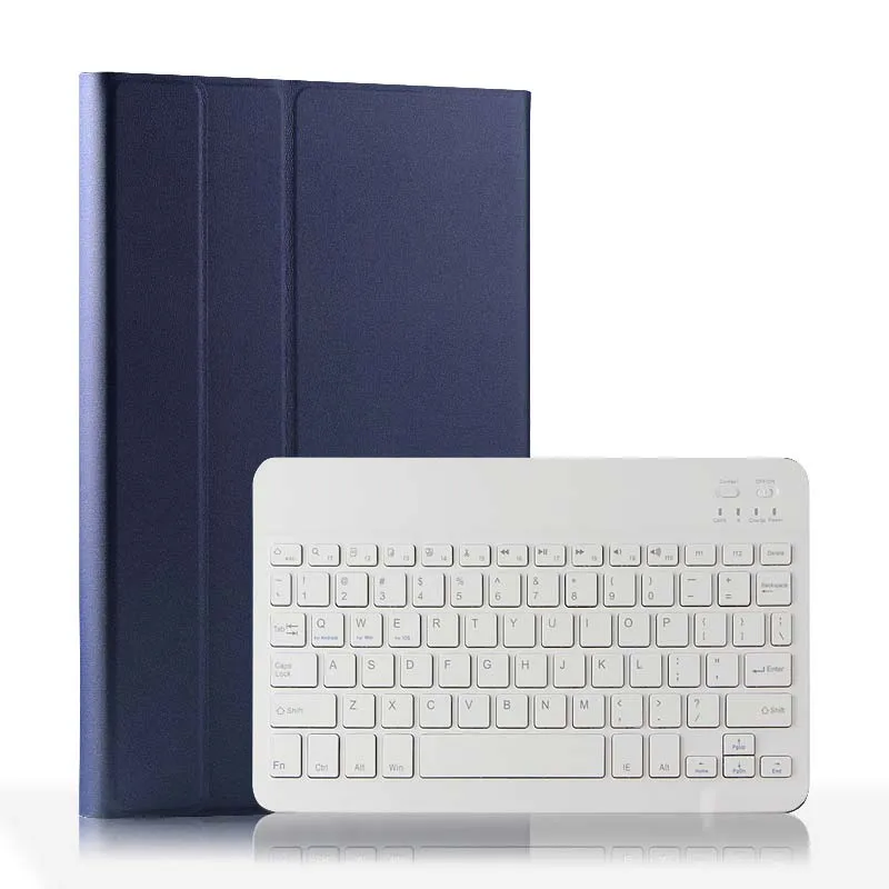 Чехол подставка из искусственной кожи со съемной Bluetooth клавиатурой для Huawei MediaPad M5