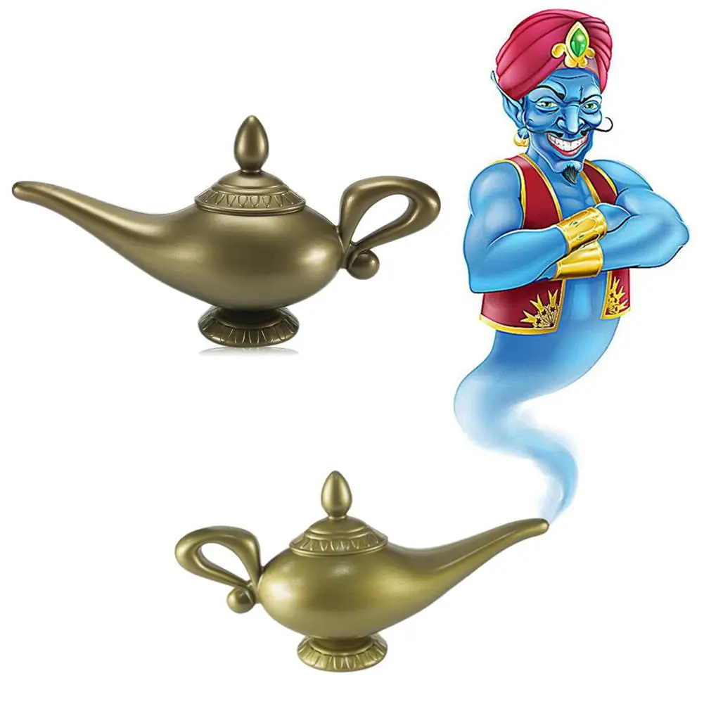 Пластиковый Косплей магический Хэллоуин Рождество Panto Arabic для Aladdin лампа джинна