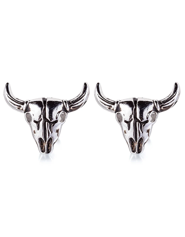 HONGTU 1 предмет bull серьги, Надеваемые На ушной хрящ серьги-гвоздики для ушей, спиральные украшения для пирсинга ювелирные изделия козелка медные серьги-гвоздики для мужчин и женщин, ювелирное изделие для тела, 16g