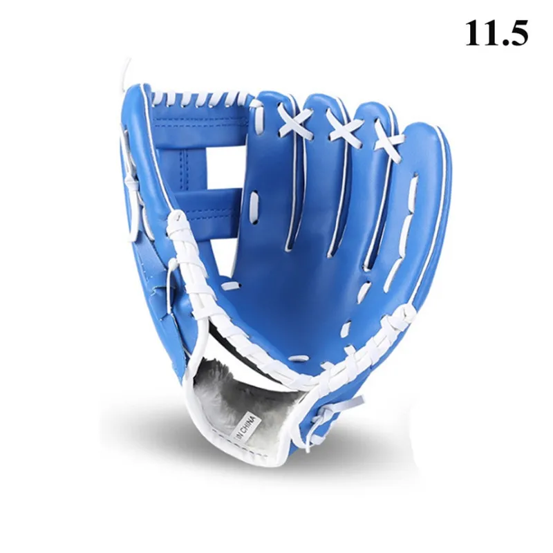 Outdoor Sports Tricolor Baseball Gloves Softball Practice Gloves Size 10.5 / 11.5 / 12.5 Adult Men's Baseball Gloves - Цвет: Шоколад