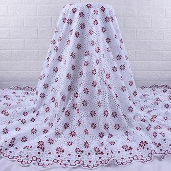 

Zhenguiru African Lace Fabric High Qulity Swiss Voile Lace In Switzerland 5 Yards Nigerian Lace Fabric For Sewing Clothes A1870