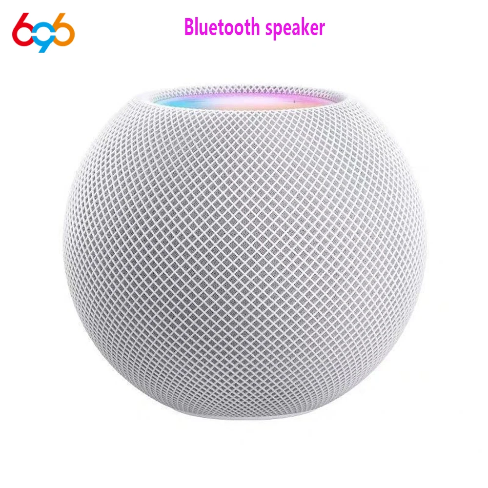 New For Apple's Bluetooth Speaker HomePod Mini Portable Smart Copy 1:1HIFI Deep Bass Stereo Type-C Wired Waterproof | Электроника