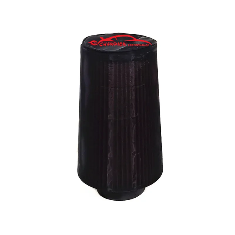 Universal Air Filter Protective Cover Waterproof Oilproof Dustproof for High-flow Air Inlet Filters Black Car Accessories