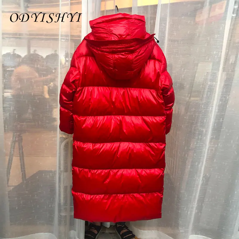 2020 New Winter Snow Coat Women Parkas 90% White