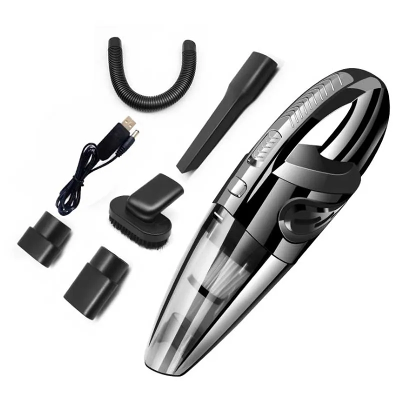 

Car vacuum cleaner 4800 Pa srong suctions Power lithium battery wet and dry dual use Wireless Handheld portable aspirador