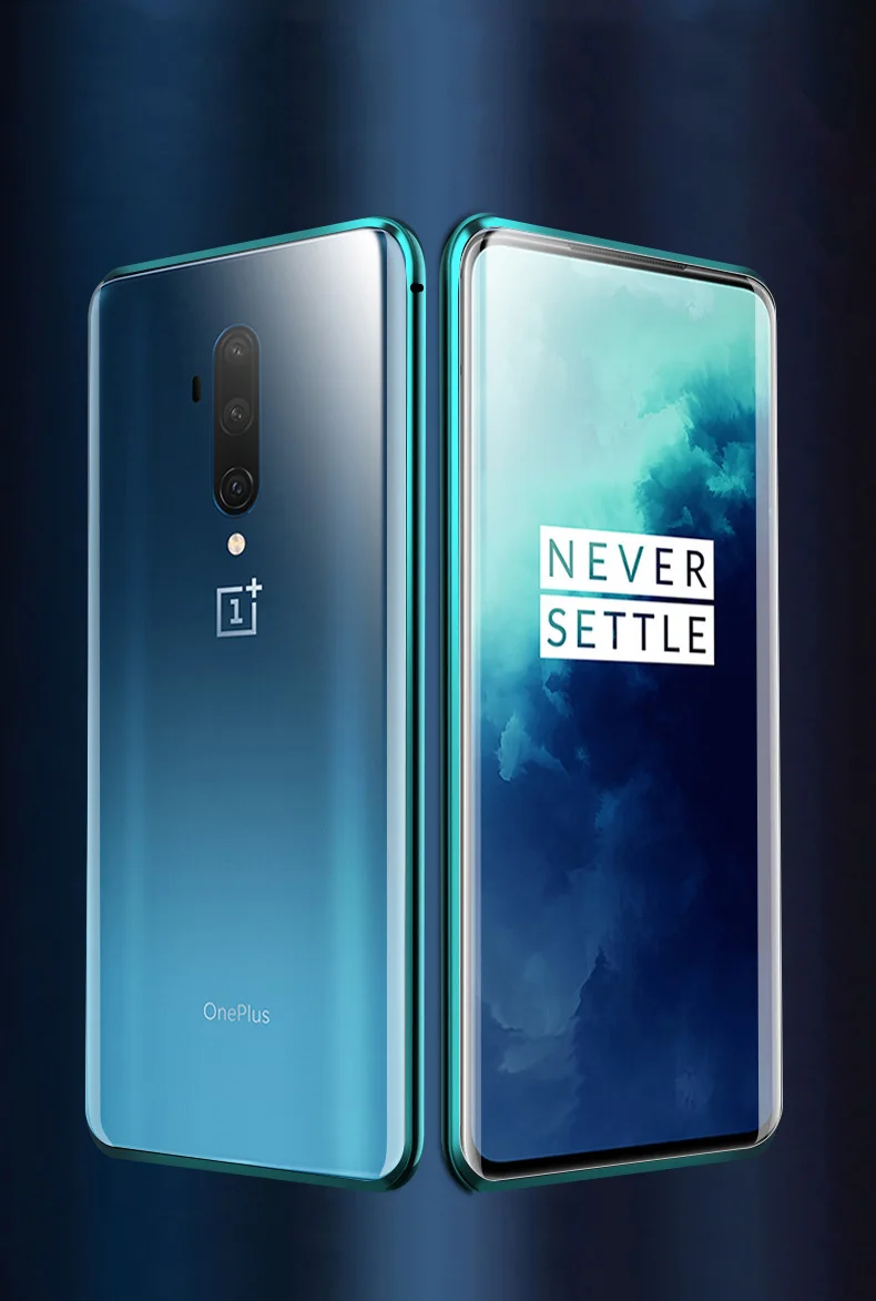 Магнитный поглощающий металлический чехол s для Oneplus 7 7T Pro 6T чехол для телефона двухстороннее стекло 360 противоударный чехол для Oneplus 7T 7 6