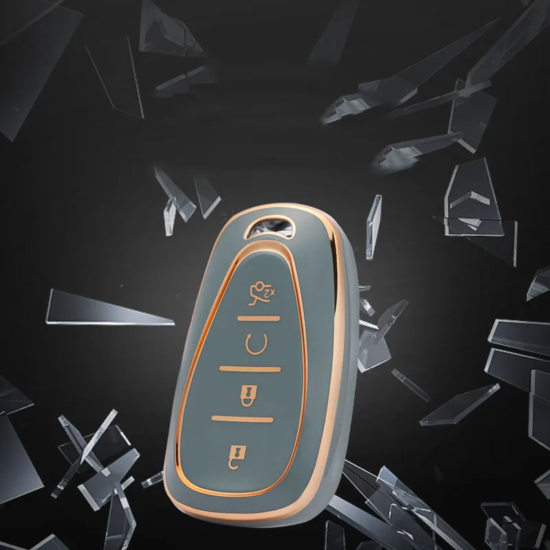 Copertura di protezione della custodia chiave dell'automobile in TPU per Chevrolet New Malibu XL Equinox supporto per Auto Shell Car-Styling accessori Auto coperture chiave - H7966d892b4a64972a39a0d7291d1a7bdY