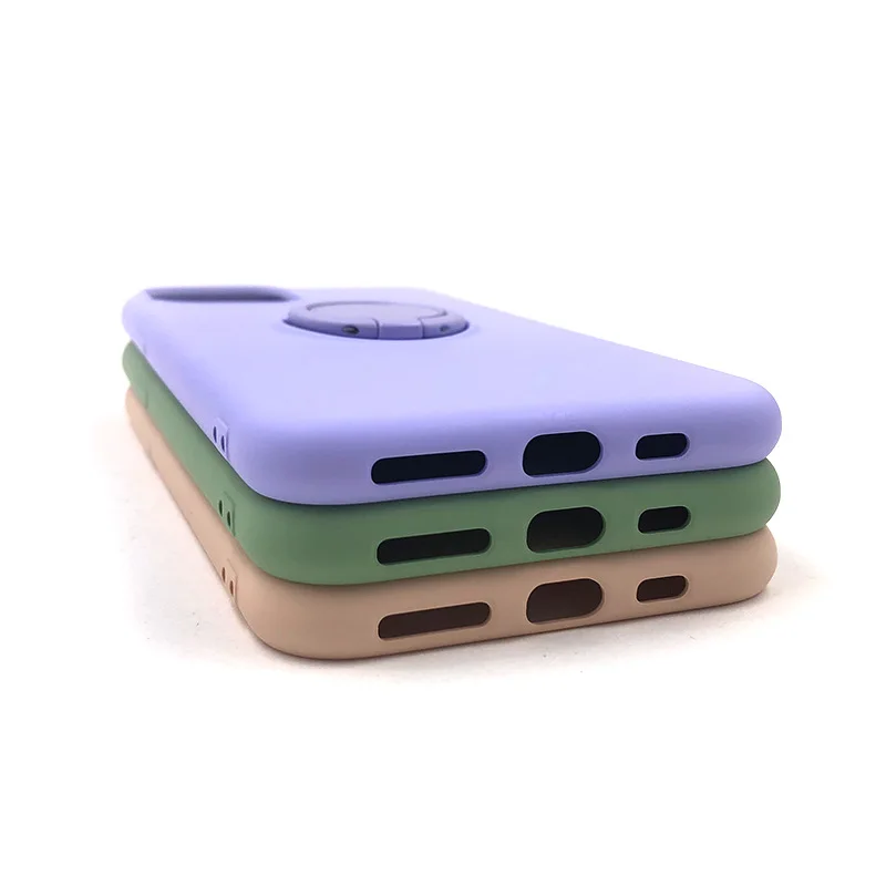 10 шт./партия чехол для телефона s для Iphone 11/Iphone 11 Pro/pro Max Candy силиконовый чехол для мобильного телефона с кольцом на палец