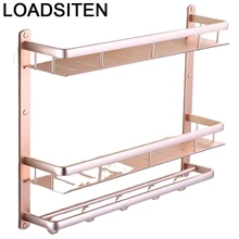 

Esquinero Ducha Estanteria Pared Meuble Mural Hair Dryer Etagere Shower Salle De Bain Banheiro Accessories Bathroom Wall Shelf