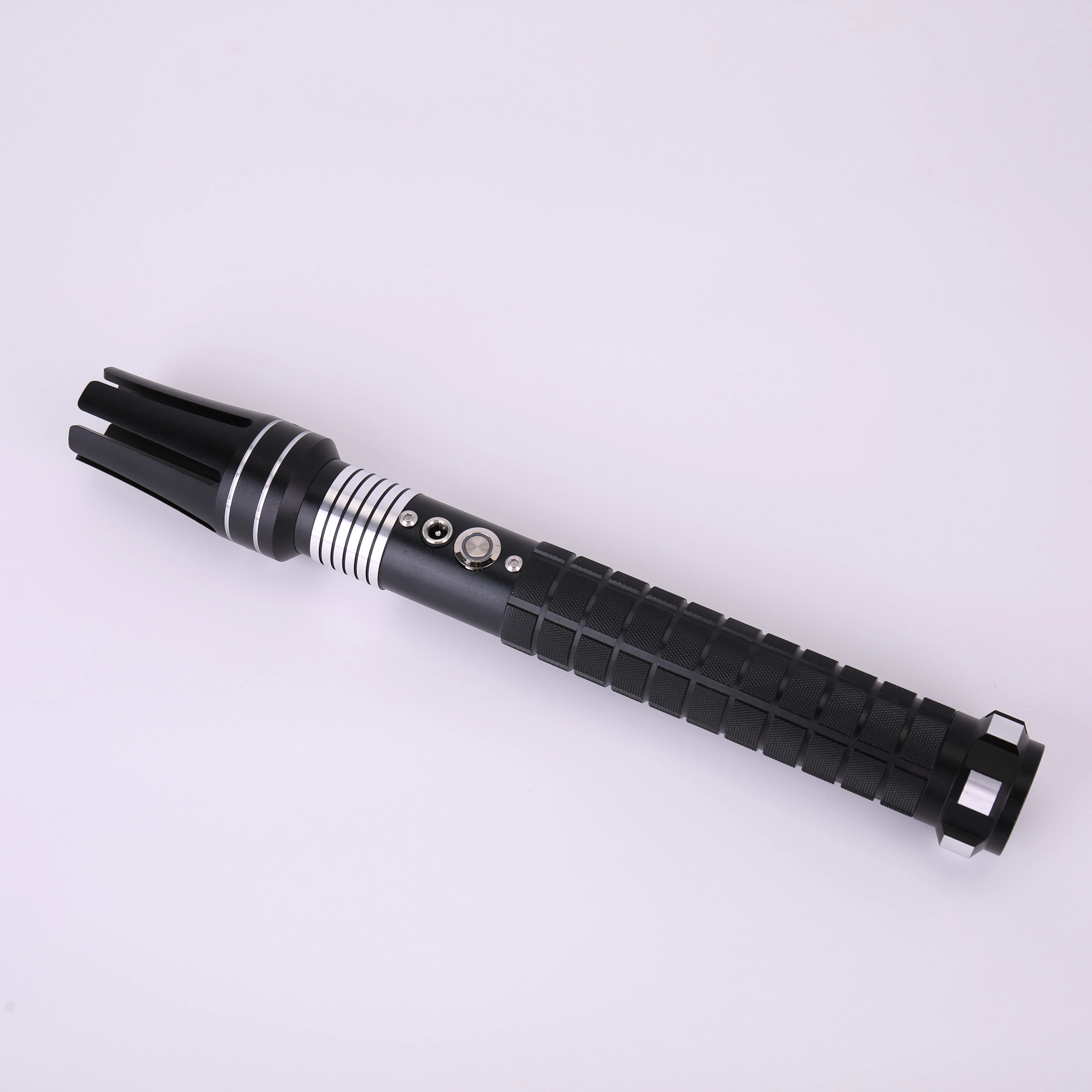 TXQSABER Дуэльные Saber с 1 дюймовым тяжелым лезвием Baselit RGB зажигалка Blaster Блокировка