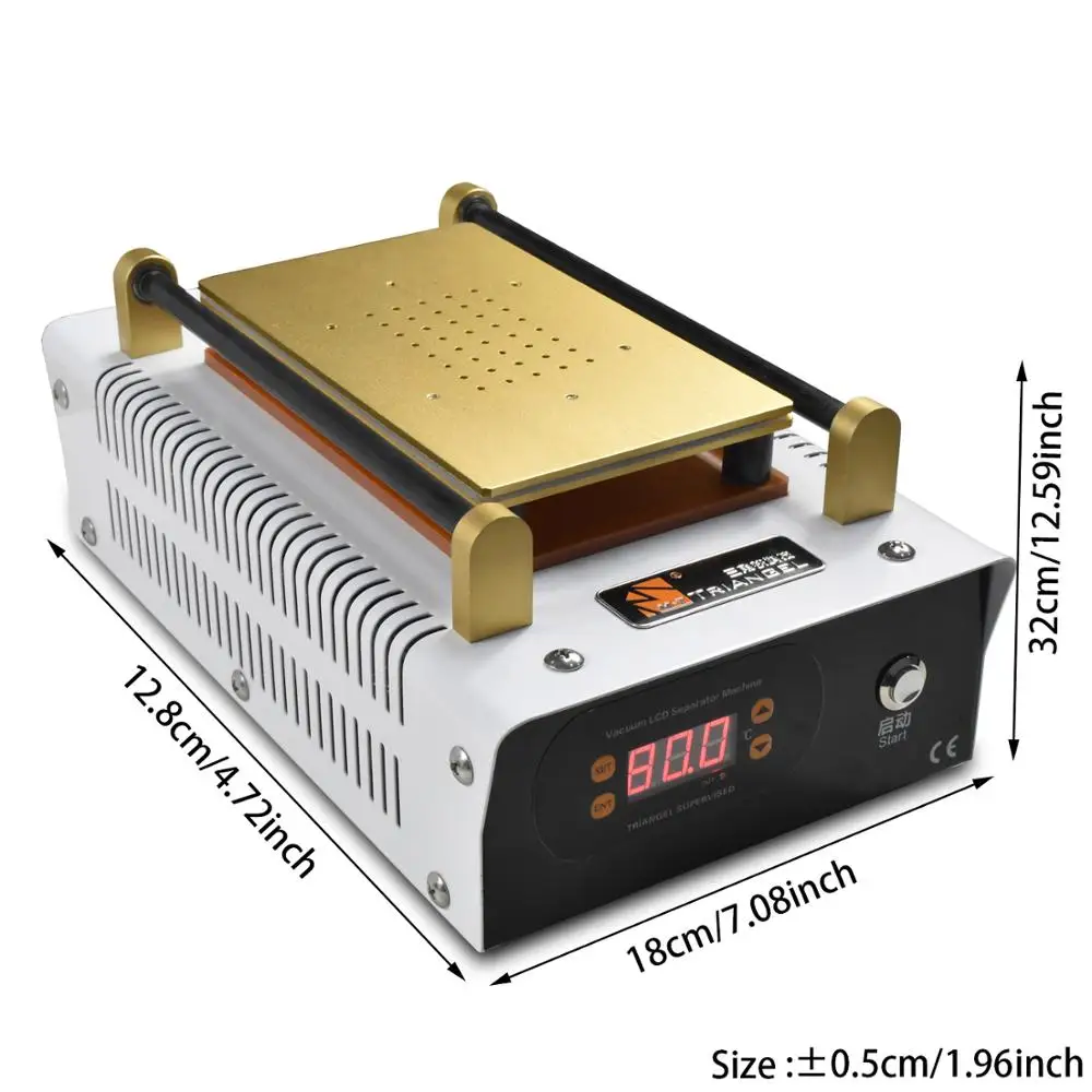  M-Triangel CP201 Build-in Vacuum LCD Touch Screen Separator Machine Kit for iPhone Samsung HTC HUAW - 4000033788768