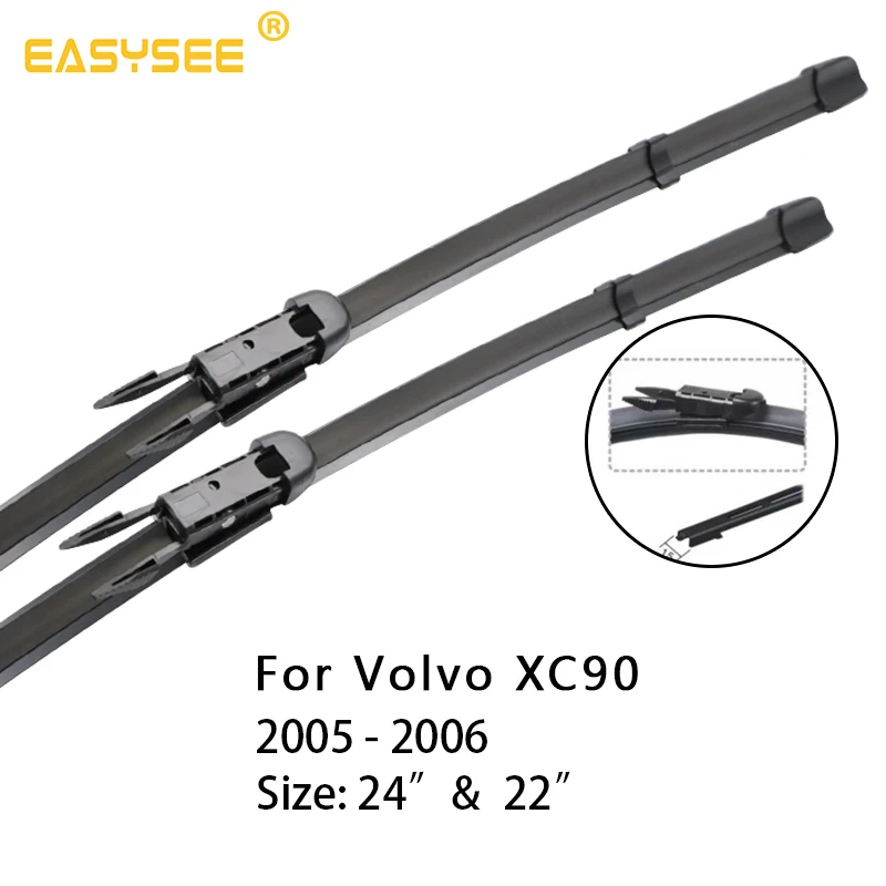 Пнсл автомобильные стеклоочистители ветрового стекла для Volvo XC90 2002 2003 2004 2005 2006 2007 2008 2009 2010 2011 2012 2013