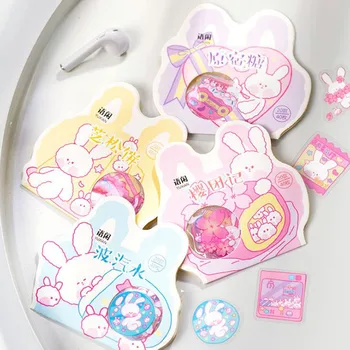

40 Pcs/pack Kawaii Cherry Rabbit Series Journal Decorative Stickers Scrapbooking Sticker Label Diary Stationery Album Planner