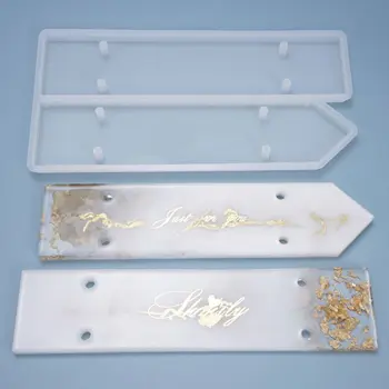 

Resin Crystal Epoxy Door Number Plate Indicator Signs Welcomes Hanging Tags Mold M2EA