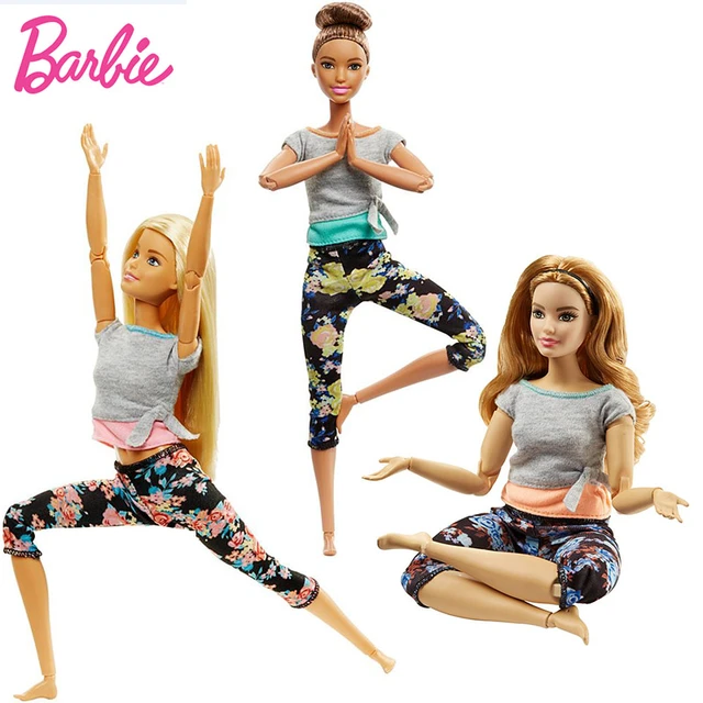 30cm Original Barbie Yoga Doll Multi Joints Made To Move Dance