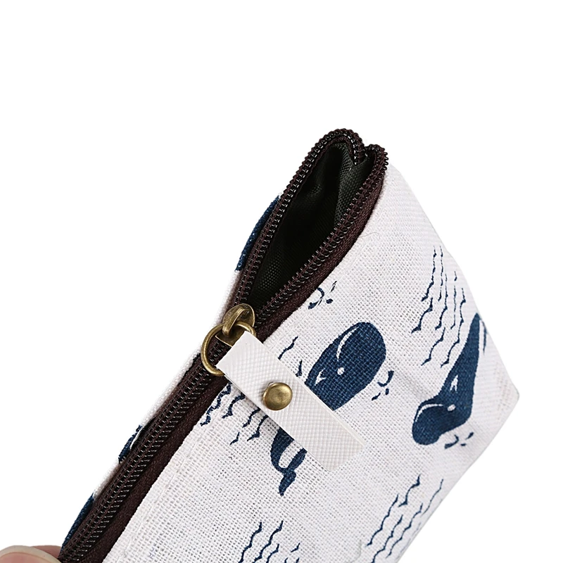 Милый мультфильм животных Холст мешочек для монет, ключей кошелек миниатюрная сумка для хранения
