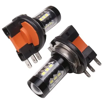 

Fog Light Car LED High Power Fog Light Running Light H15 80W 2835 16led Anti-Fog Light Car Accessories