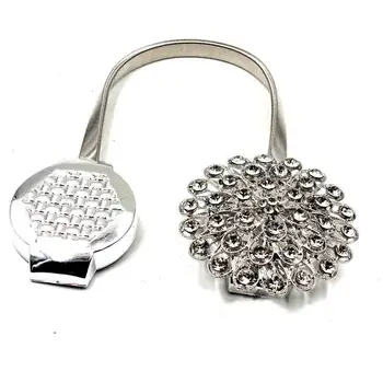 

2 Pc Rhinestone Flower Curtain Clip Buckle Magnetic Curtain Tie Back Holdback Curtain Decorative Accessories Home Decor