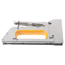 Тяжелой нагрузке 4/6/8 мм Сталь штапельного Степлер-пистолет Такер-обивка автоматическом оборудовании ткань степлер 16/5000 ручной гвоздя ружье