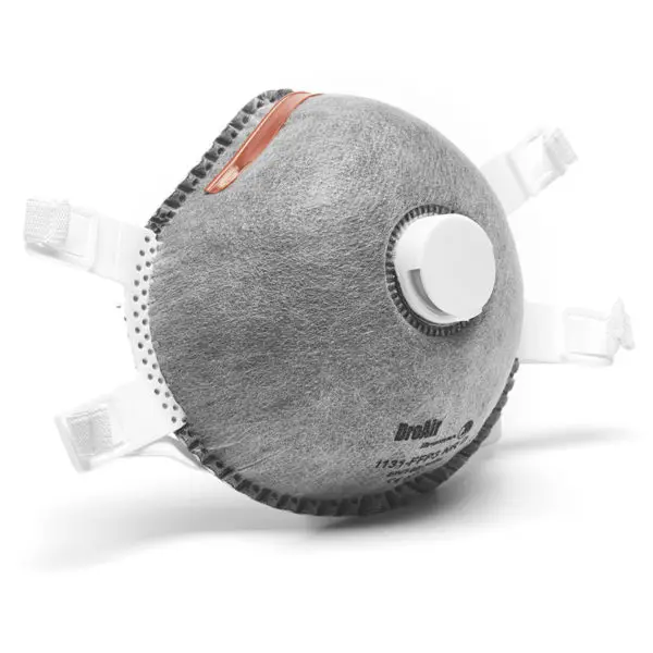 

Anti-fog FFP3 mask Dust-proof Breathing Valve Safety Face Masks Bicycle Riding Comfortable Face Mask Gray 1 Piece