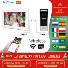 Jeatone – visiophone intelligent Tuya avec écran de 7 pouces, interphone vidéo sans fil, wi fi, IP, sonnette, caméra, Box87203